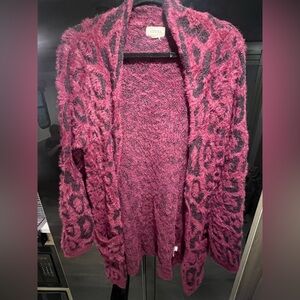 Boutique cheetah cardigan